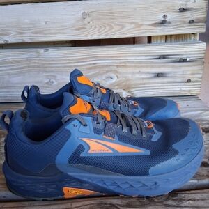 Altra Navy and Orange Trail Running Shoes